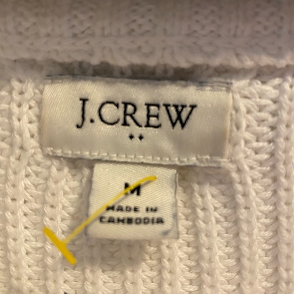 J. CREW SIZE M 100% cotton sweater. - Picture 2 of 3